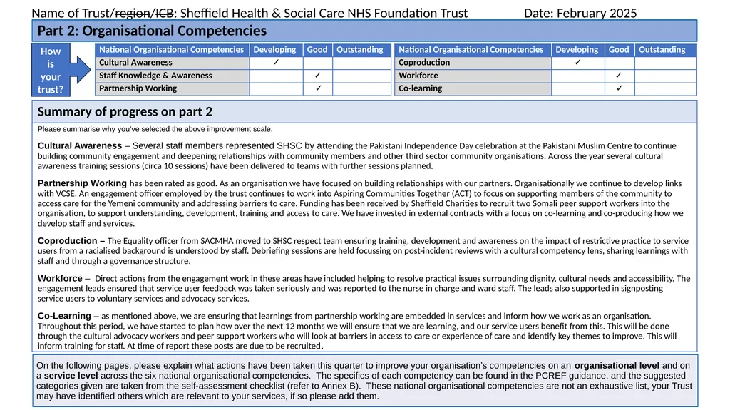PCREF Pilot site report for Quarter: 2 of 2024/25 - slide 9 of 16
