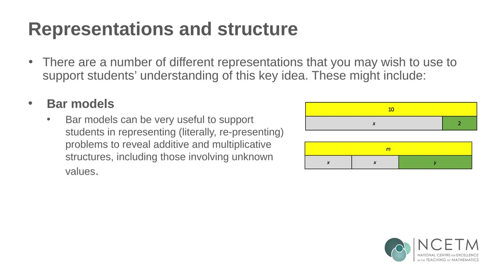 Generalising relationships using algebraic - slide 34 of 37