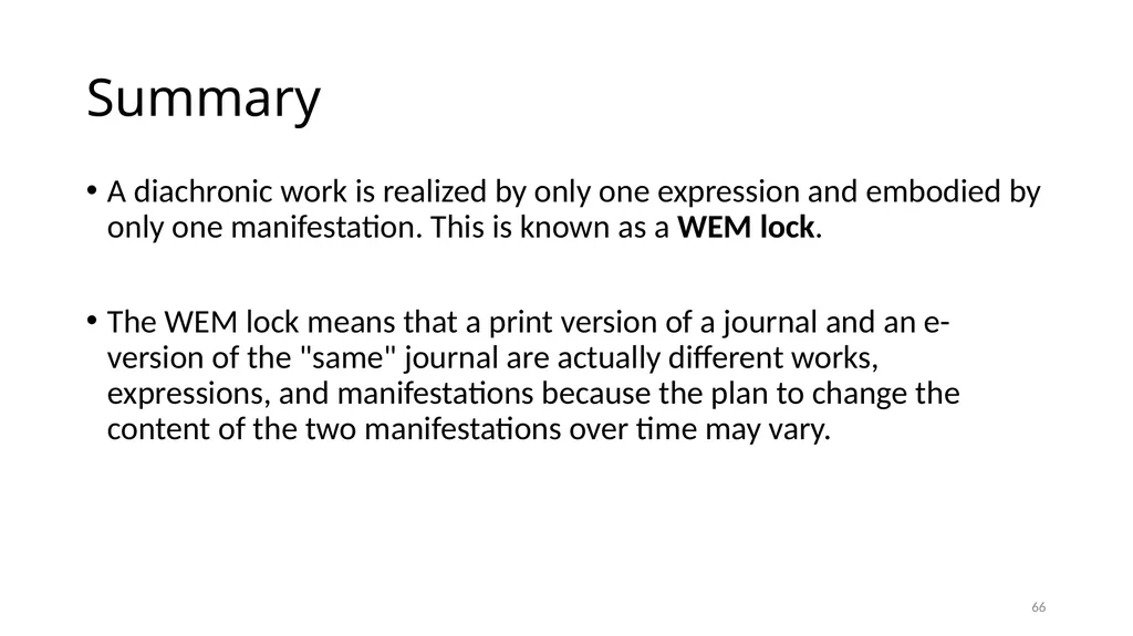 Diachronic Works Module 17 1 Distinguish - slide 66 of 67