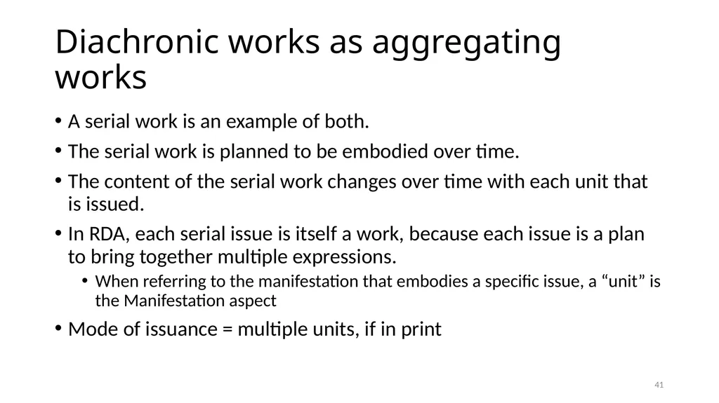 Diachronic Works Module 17 1 Distinguish - slide 41 of 67