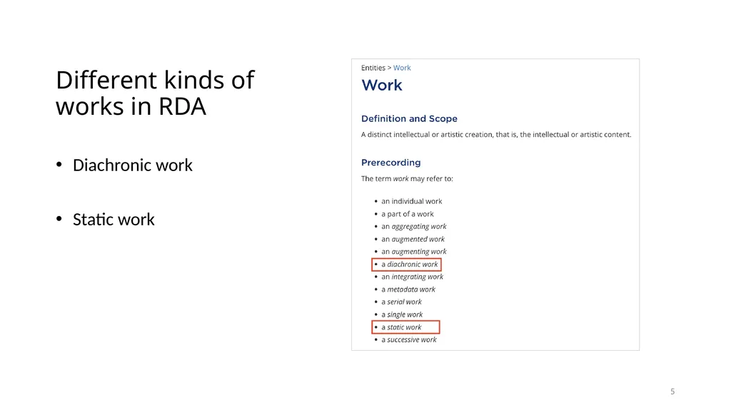 Diachronic Works Module 17 1 Distinguish - slide 5 of 67