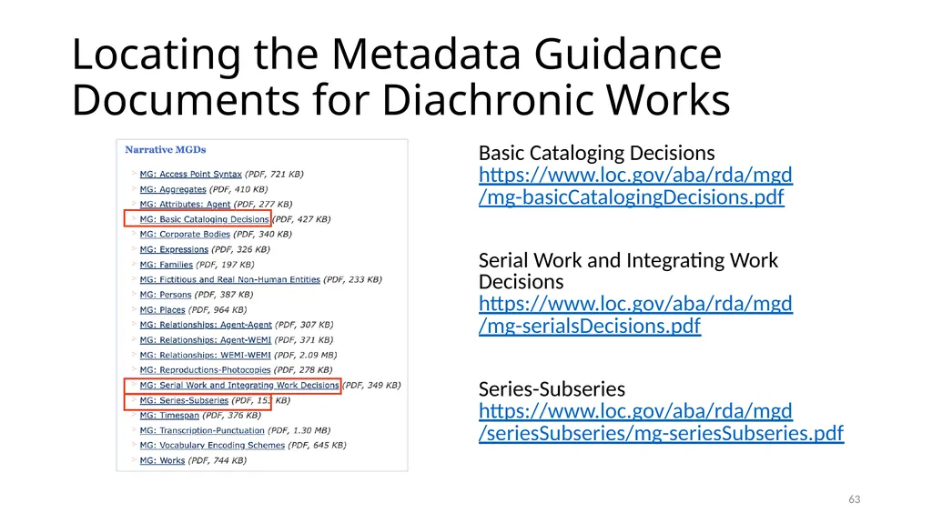 Diachronic Works Module 17 1 Distinguish - slide 63 of 67