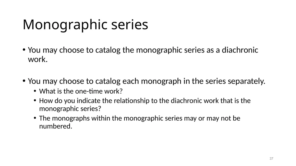 Diachronic Works Module 17 1 Distinguish - slide 37 of 67
