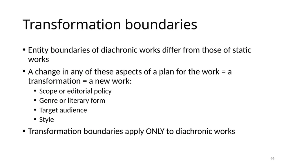 Diachronic Works Module 17 1 Distinguish - slide 44 of 67