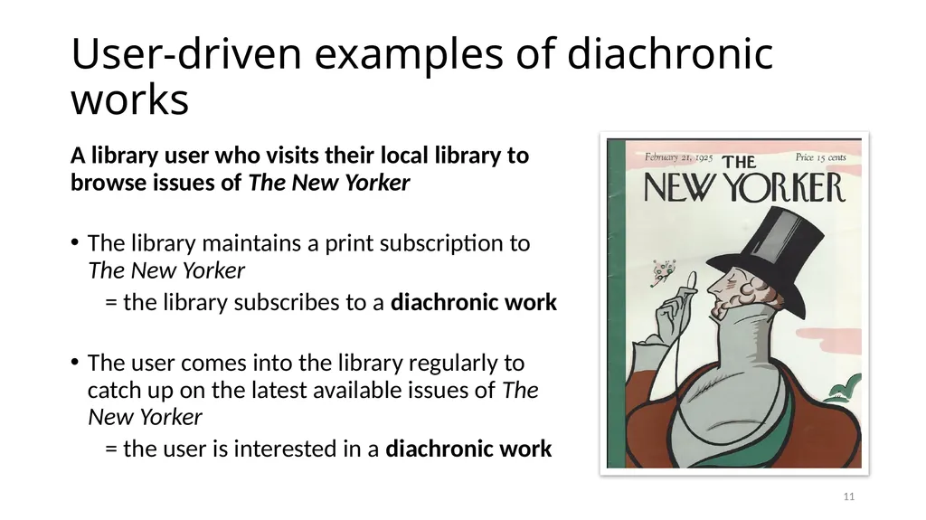 Diachronic Works Module 17 1 Distinguish - slide 11 of 67