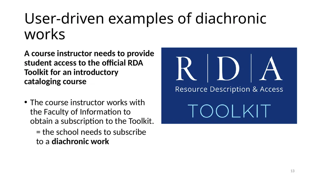 Diachronic Works Module 17 1 Distinguish - slide 13 of 67