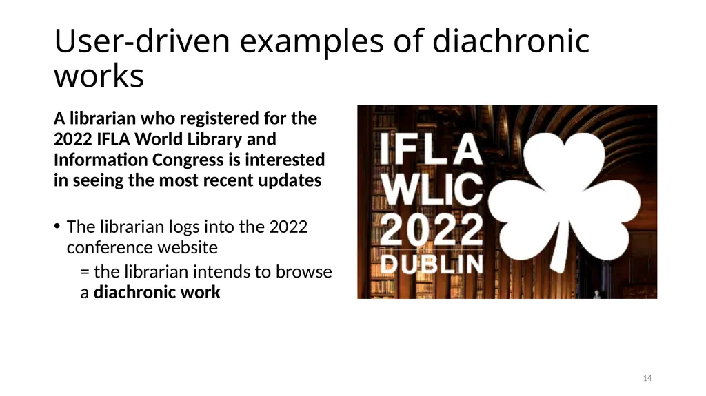Diachronic Works Module 17 1 Distinguish - slide 14 of 67