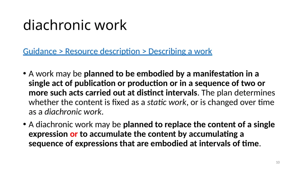 Diachronic Works Module 17 1 Distinguish - slide 10 of 67