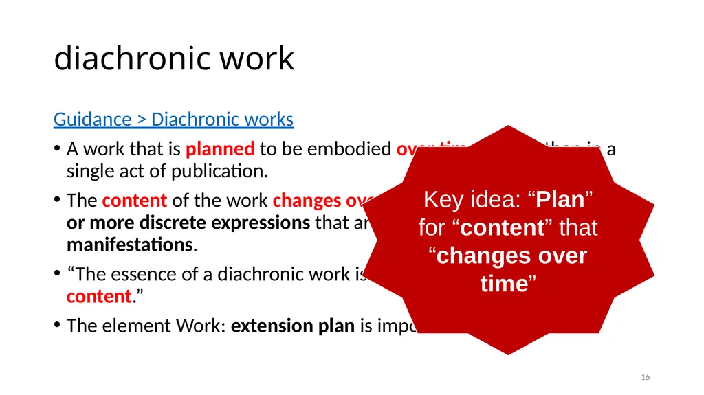 Diachronic Works Module 17 1 Distinguish - slide 16 of 67