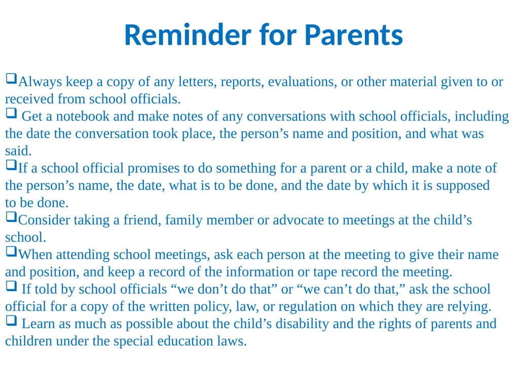 Special Needs NJ, LLP Family Services: for - slide 34 of 39