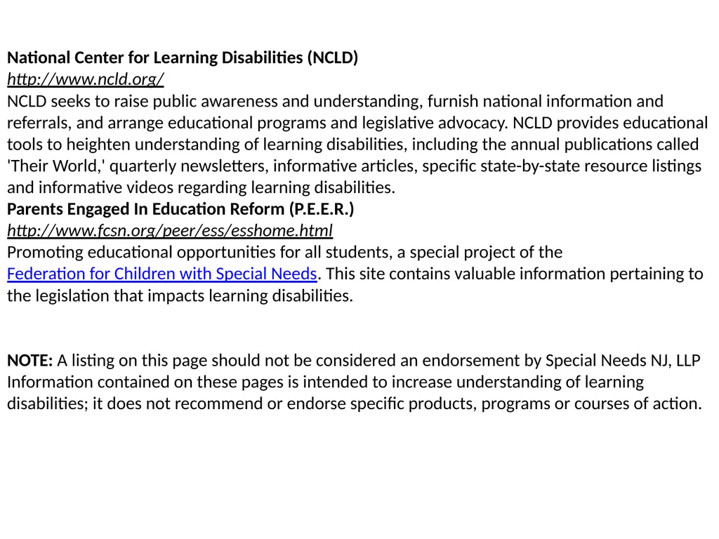 Special Needs NJ, LLP Family Services: for - slide 38 of 39