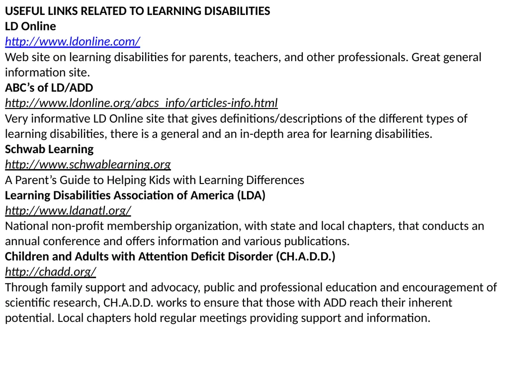 Special Needs NJ, LLP Family Services: for - slide 37 of 39