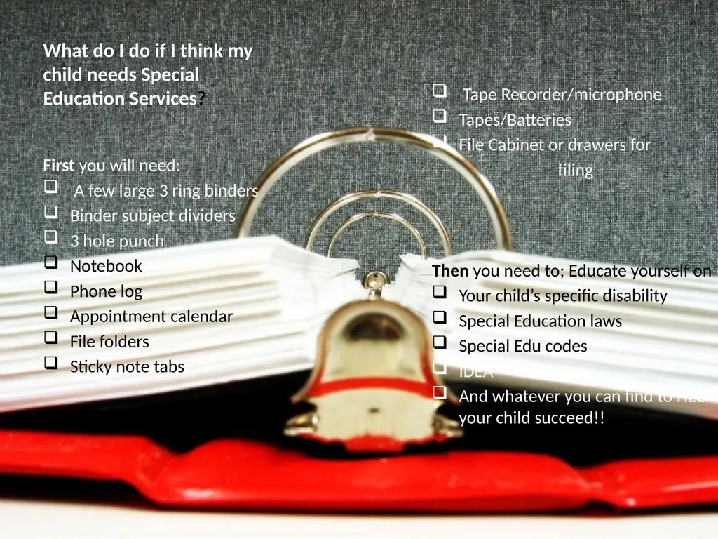 Special Needs NJ, LLP Family Services: for - slide 9 of 39