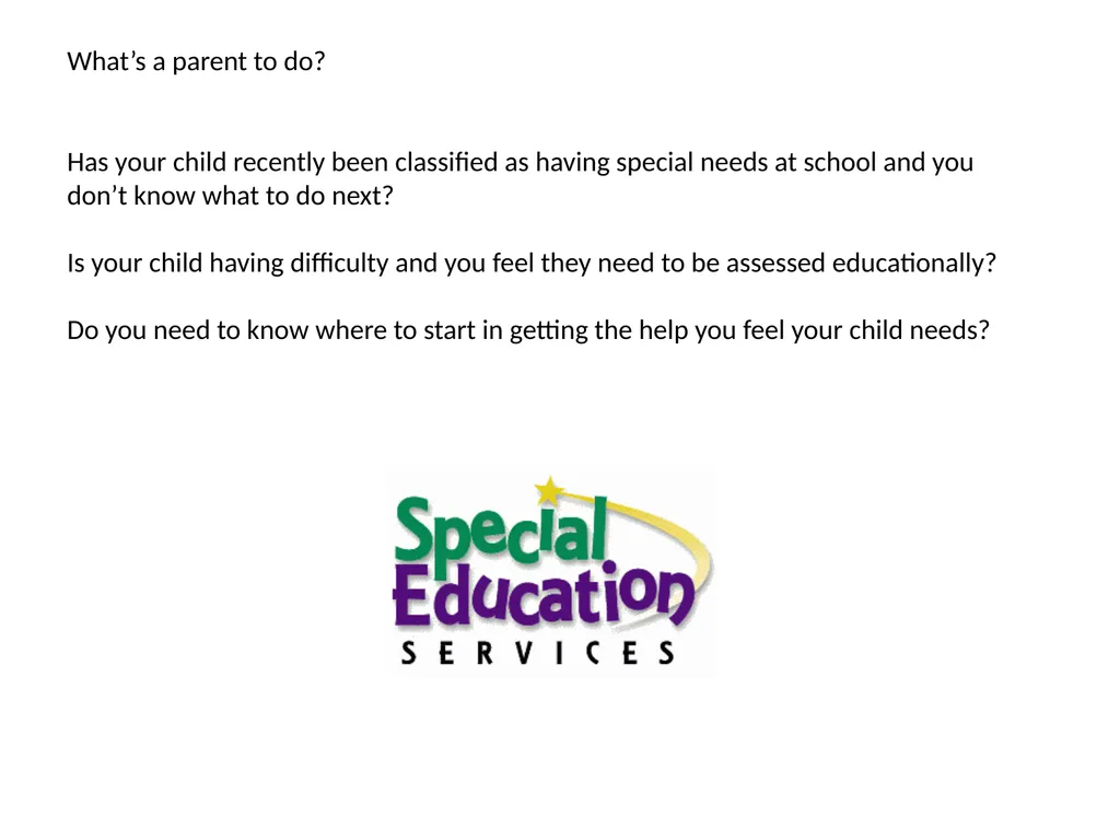 Special Needs NJ, LLP Family Services: for - slide 4 of 39