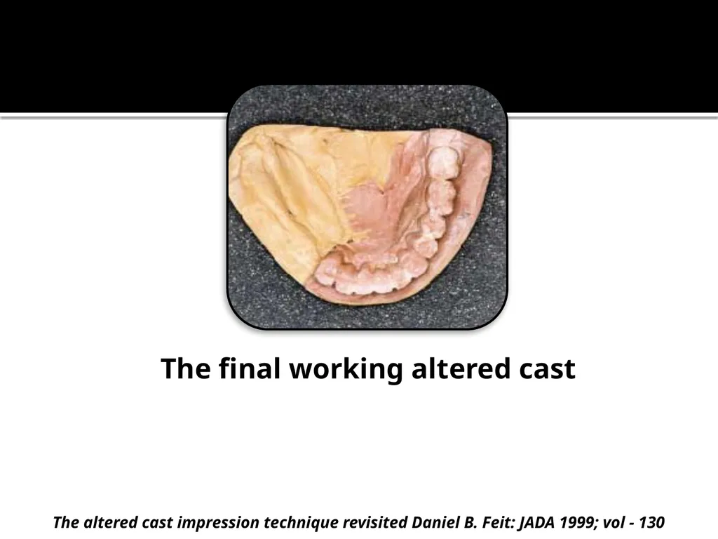 IMPRESSION PROCEDURES FOR REMOVABLE PARTIAL - slide 27 of 30