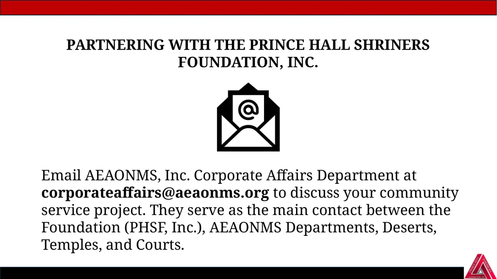 Prince Hall Shriners Foundation, Inc. A Helping - slide 10 of 14