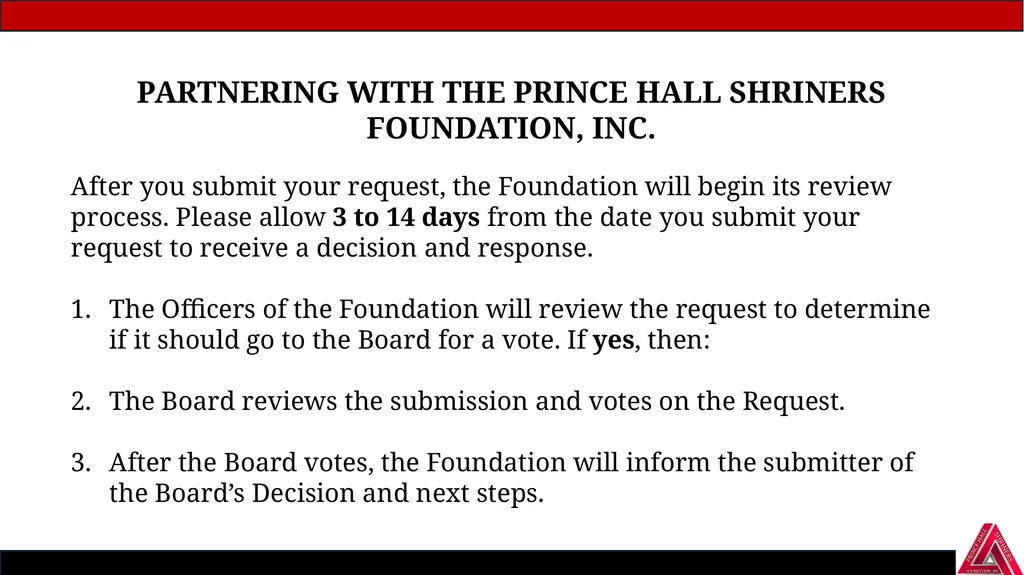 Prince Hall Shriners Foundation, Inc. A Helping - slide 13 of 14