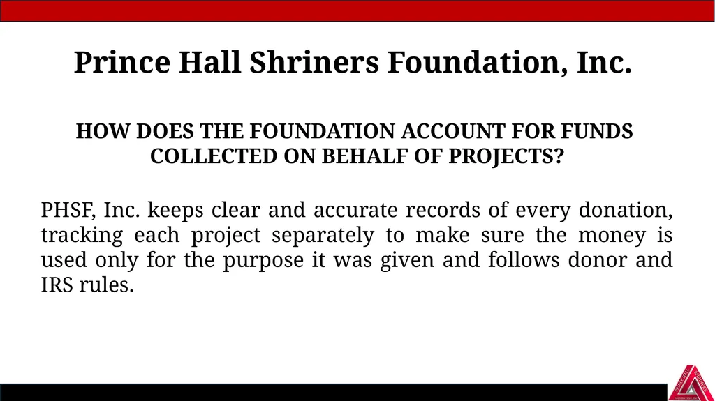 Prince Hall Shriners Foundation, Inc. A Helping - slide 9 of 14