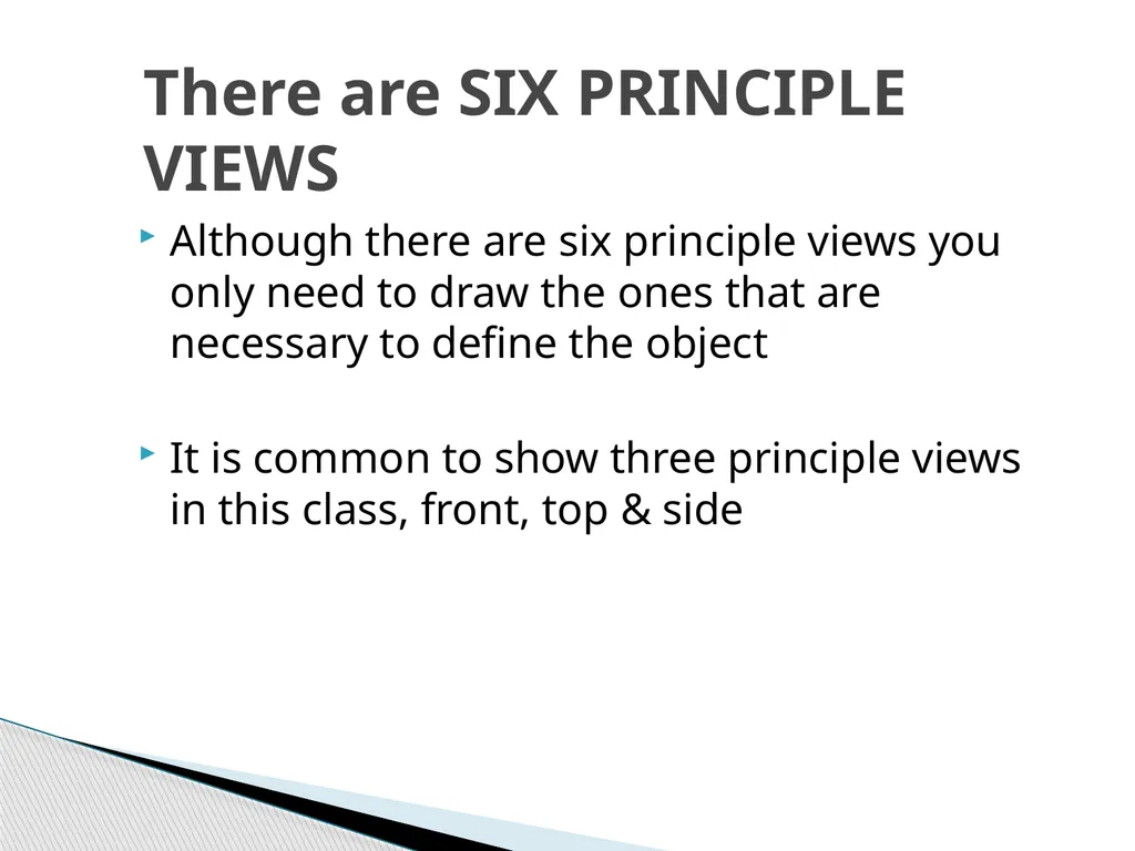 Orthographic Projection Introduce the basic - slide 10 of 22