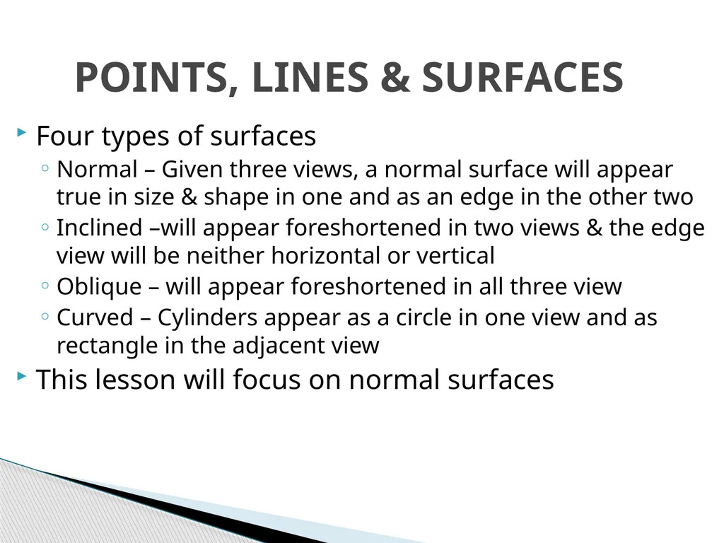 Orthographic Projection Introduce the basic - slide 16 of 22