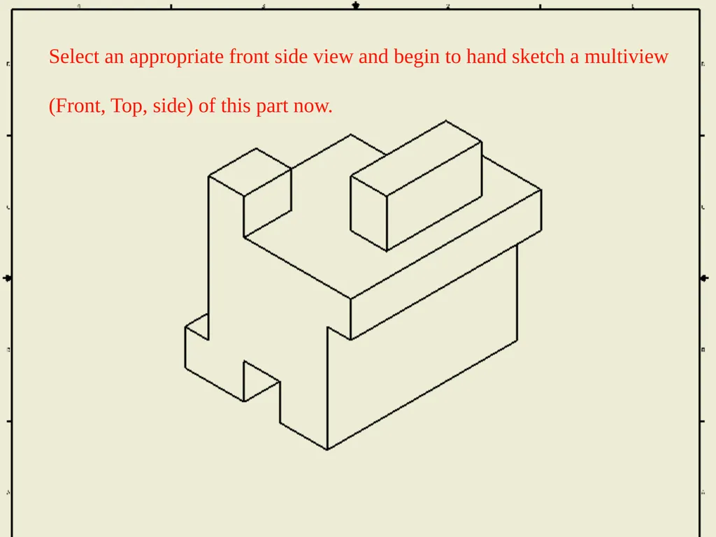 Orthographic Projection Introduce the basic - slide 21 of 22