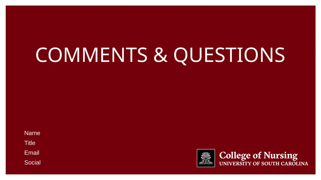 {Name of Project} DNP Scholarly Project Final - slide 22 of 22