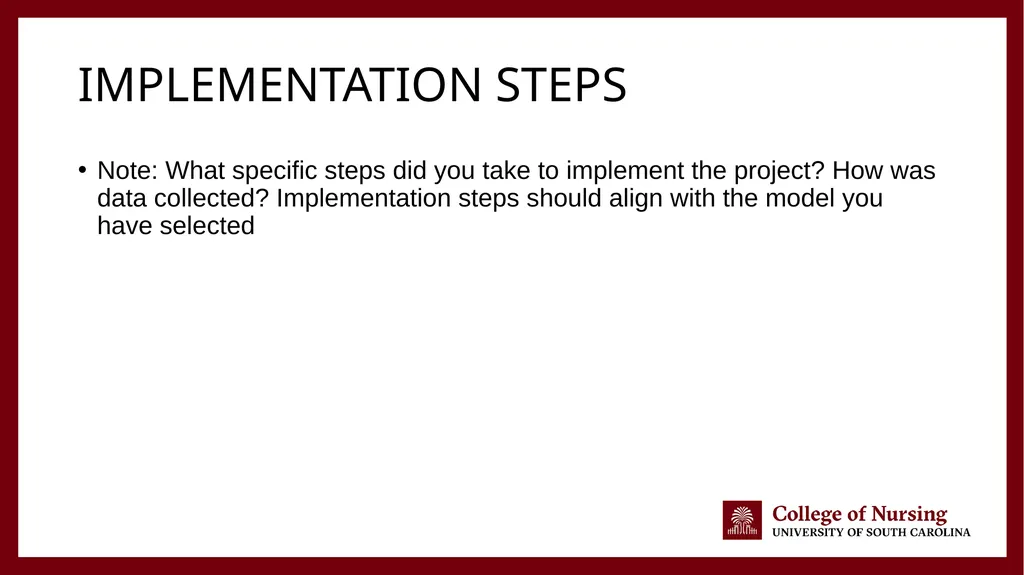 {Name of Project} DNP Scholarly Project Final - slide 13 of 22