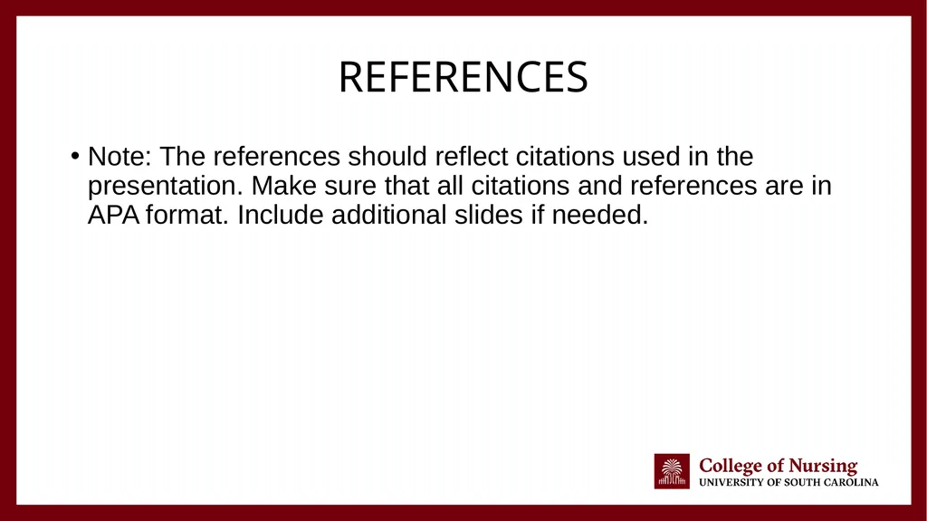 {Name of Project} DNP Scholarly Project Final - slide 21 of 22
