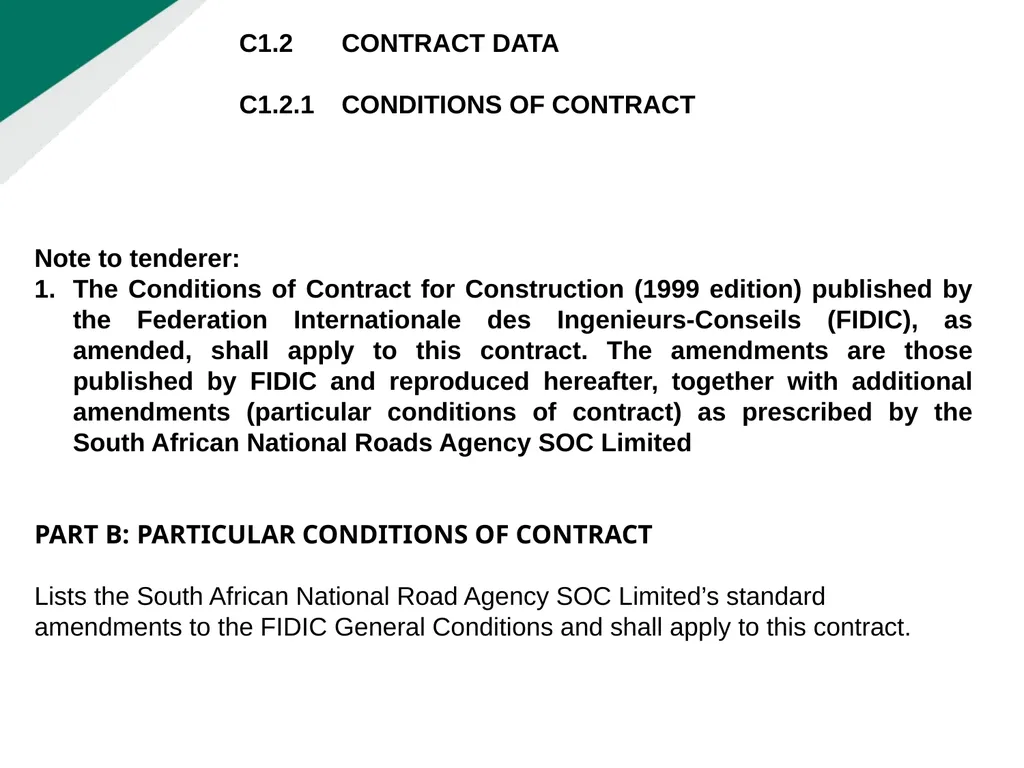 TENDERER’S CLARIFICATION BRIEFING PRESENTATION - slide 37 of 58