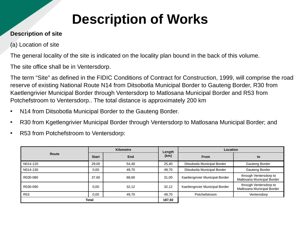 TENDERER’S CLARIFICATION BRIEFING PRESENTATION - slide 53 of 58
