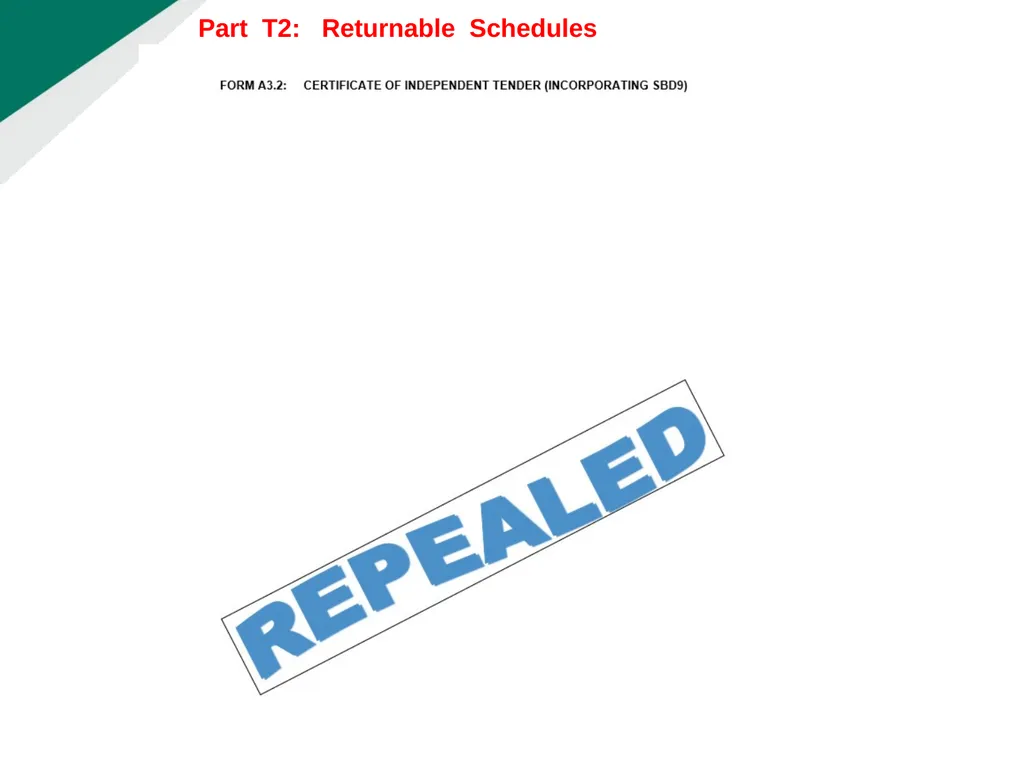 TENDERER’S CLARIFICATION BRIEFING PRESENTATION - slide 34 of 58