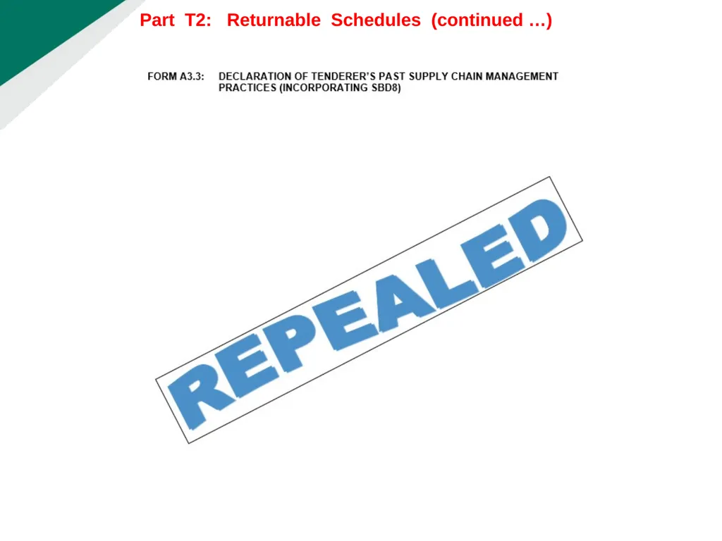 TENDERER’S CLARIFICATION BRIEFING PRESENTATION - slide 35 of 58