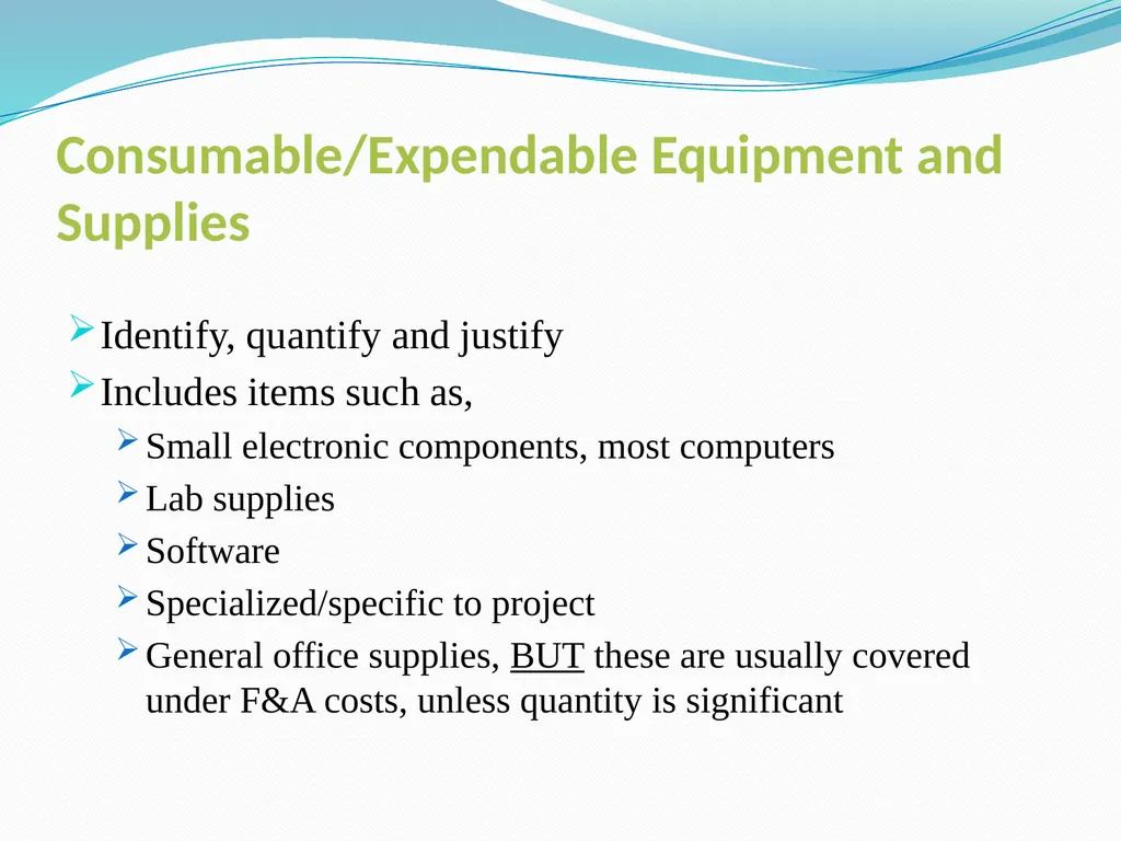 Budgeting Externally Sponsored Research Proposals - slide 37 of 47