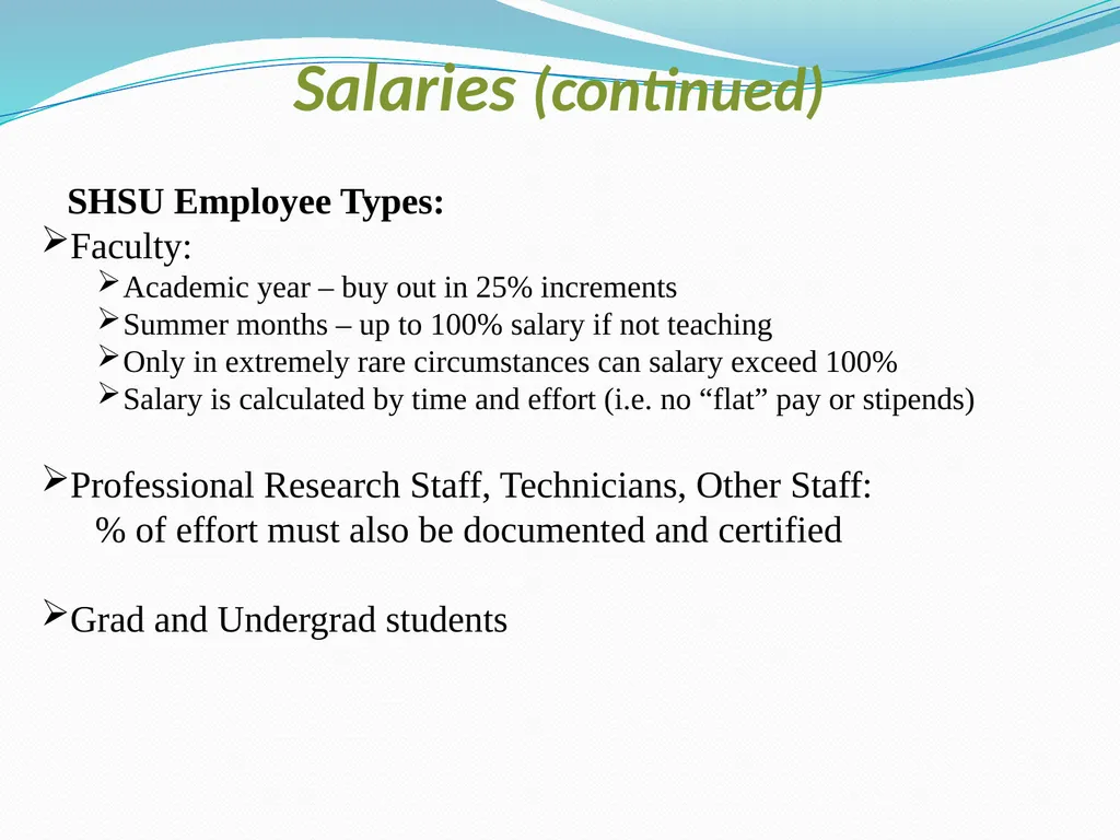 Budgeting Externally Sponsored Research Proposals - slide 31 of 47
