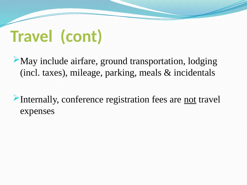 Budgeting Externally Sponsored Research Proposals - slide 34 of 47