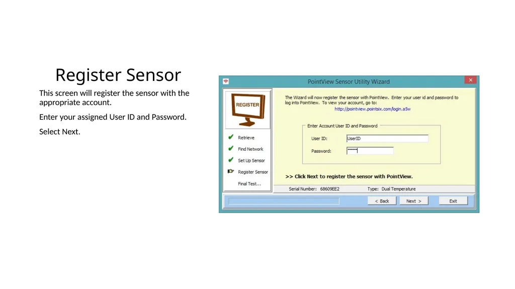 WiFi Sensor Utility Setting up a WiFi Sensor Log - slide 12 of 18