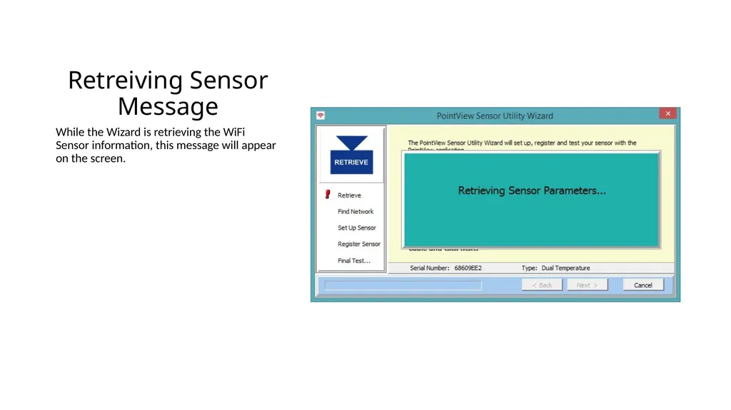 WiFi Sensor Utility Setting up a WiFi Sensor Log - slide 7 of 18