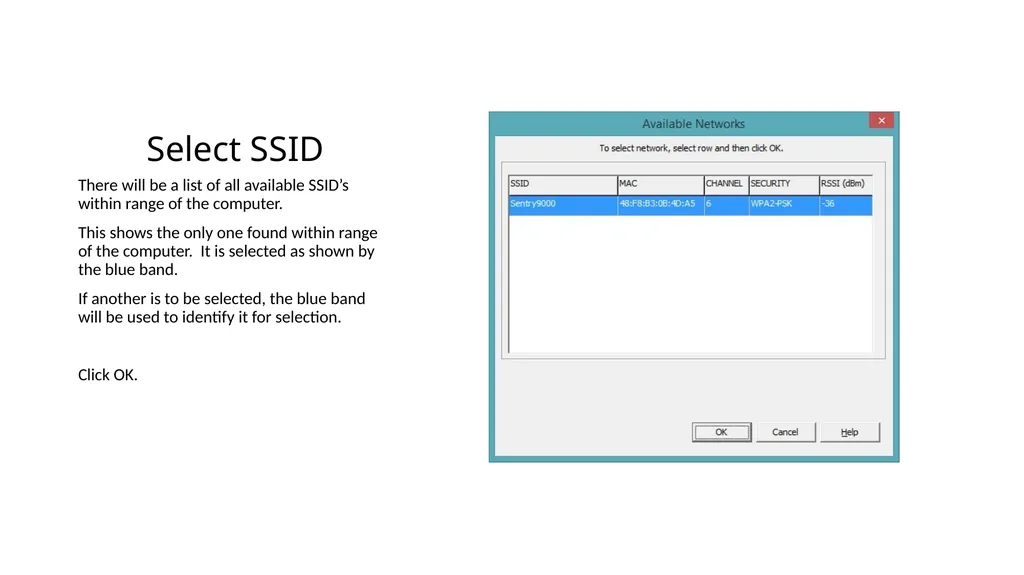 WiFi Sensor Utility Setting up a WiFi Sensor Log - slide 10 of 18