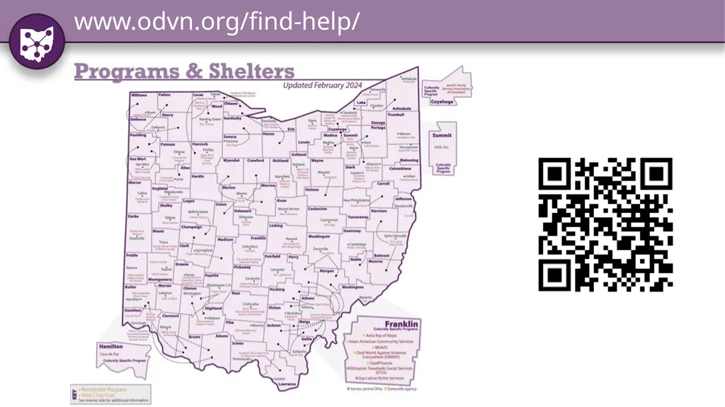 Identifying and Responding to Domestic Violence: - slide 32 of 34