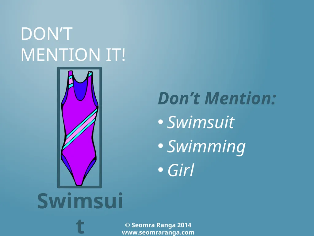 Don’t Mention It! A fun language game where - slide 3 of 31