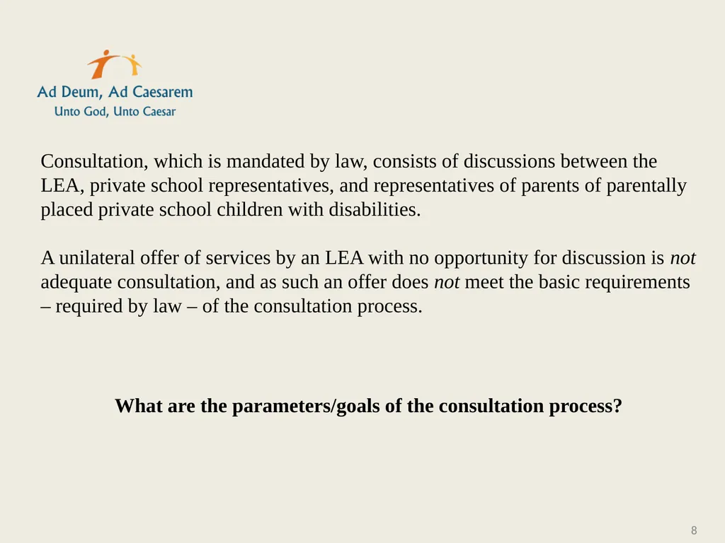 So, what is IDEA? 1 2 The Individuals with - slide 8 of 20