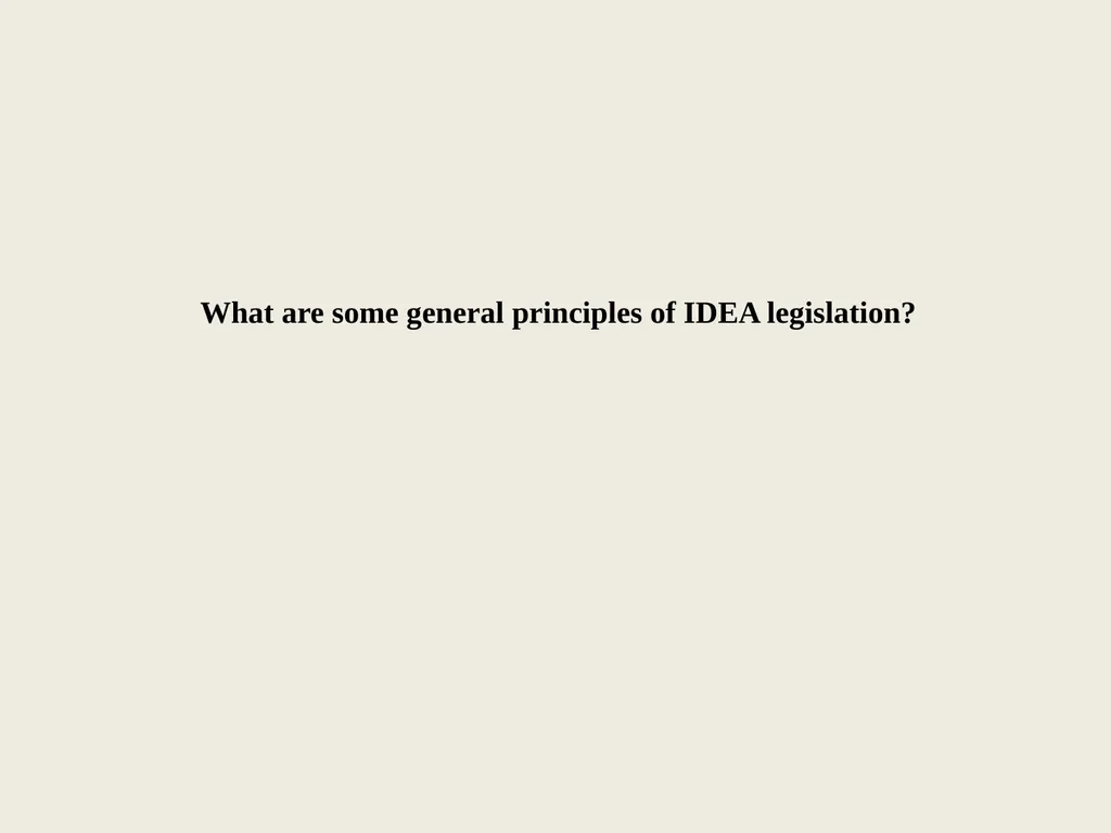 So, what is IDEA? 1 2 The Individuals with - slide 5 of 20