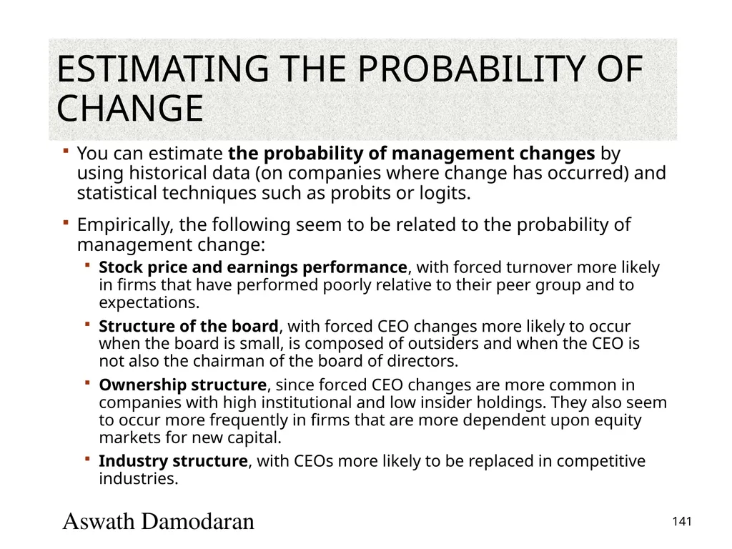 Valuation: Packet 3 Real Options, Acquisition - slide 141 of 159