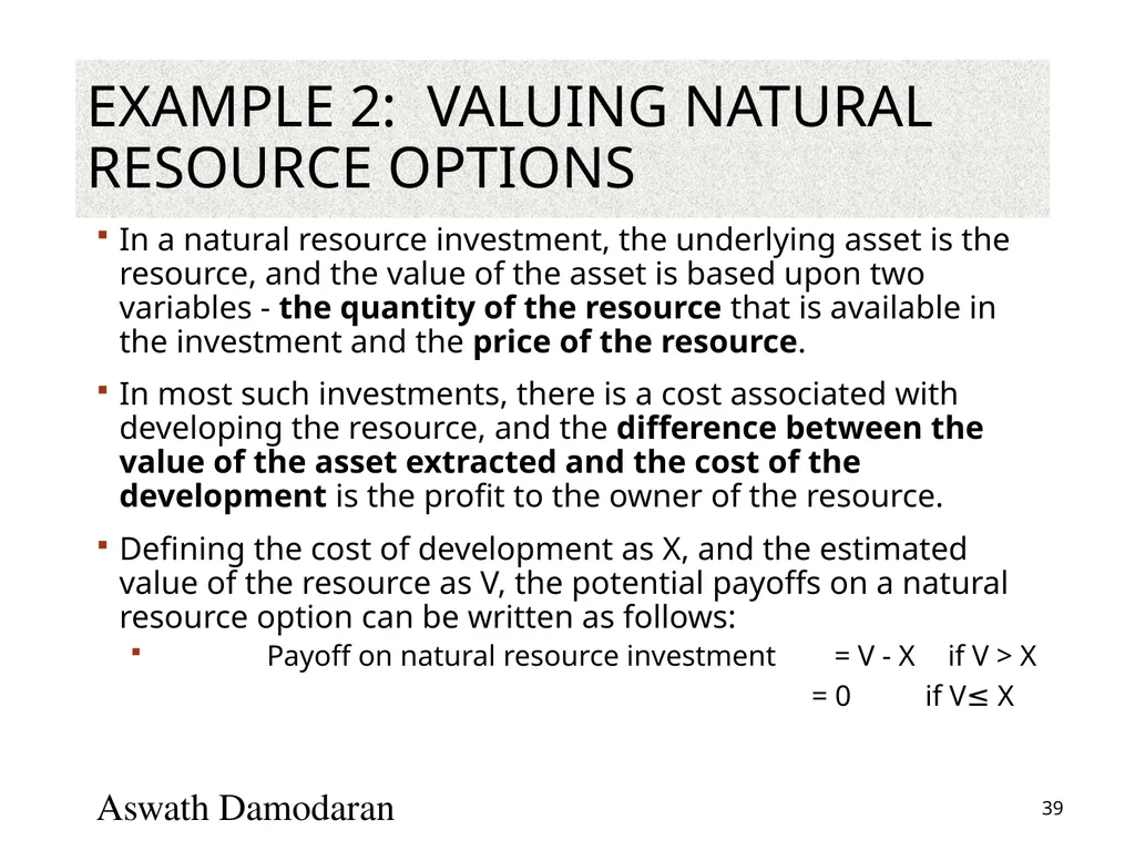 Valuation: Packet 3 Real Options, Acquisition - slide 39 of 159