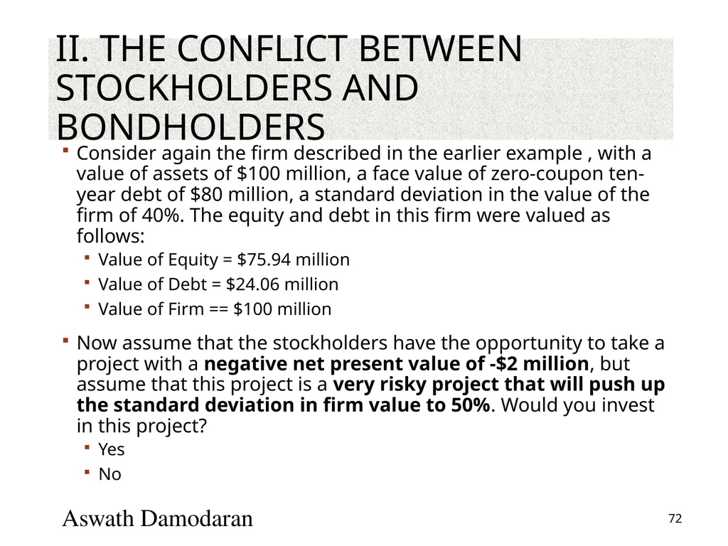 Valuation: Packet 3 Real Options, Acquisition - slide 72 of 159