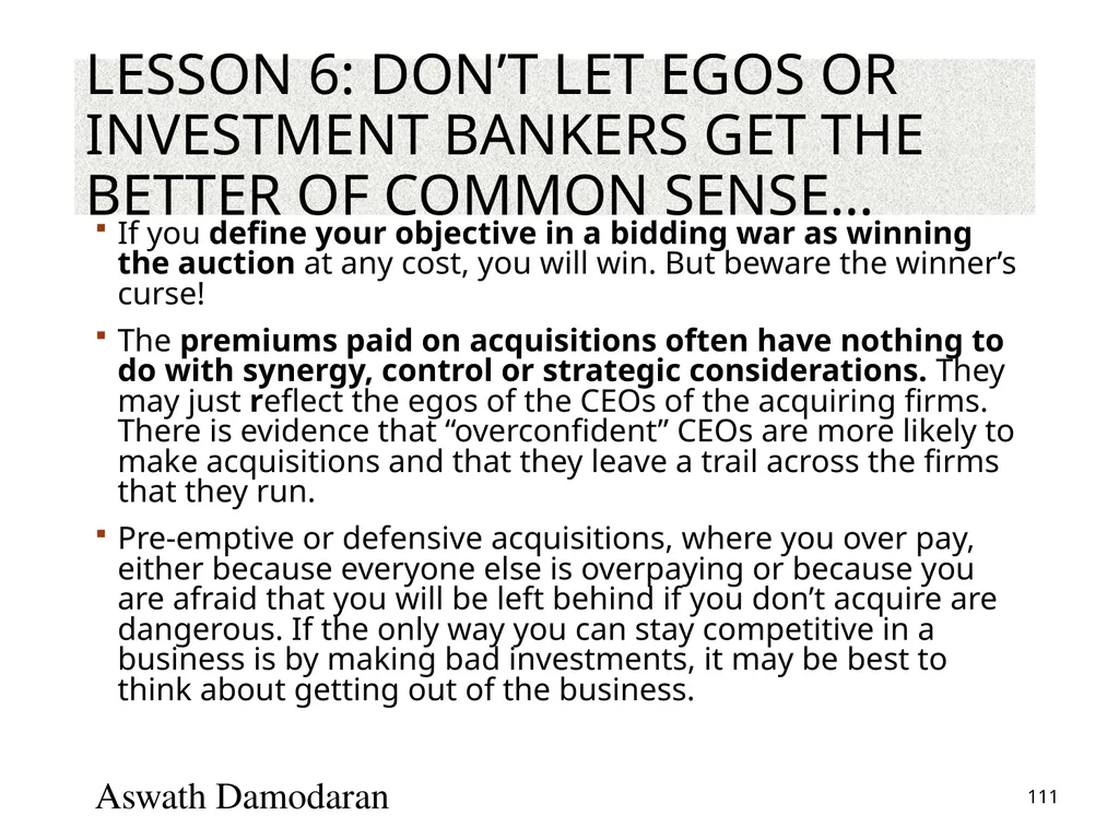 Valuation: Packet 3 Real Options, Acquisition - slide 111 of 159