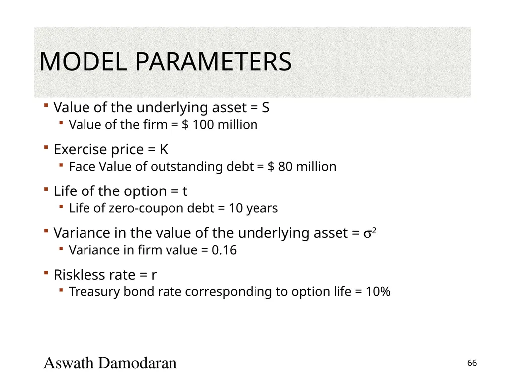 Valuation: Packet 3 Real Options, Acquisition - slide 66 of 159