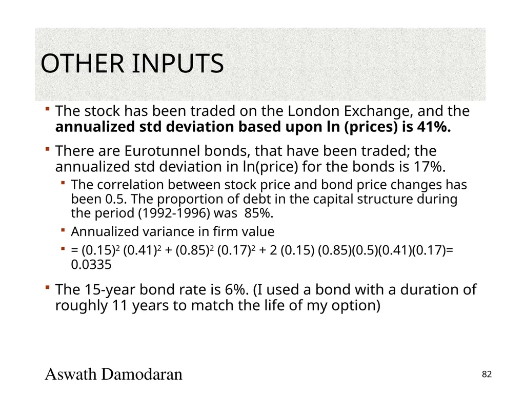 Valuation: Packet 3 Real Options, Acquisition - slide 82 of 159