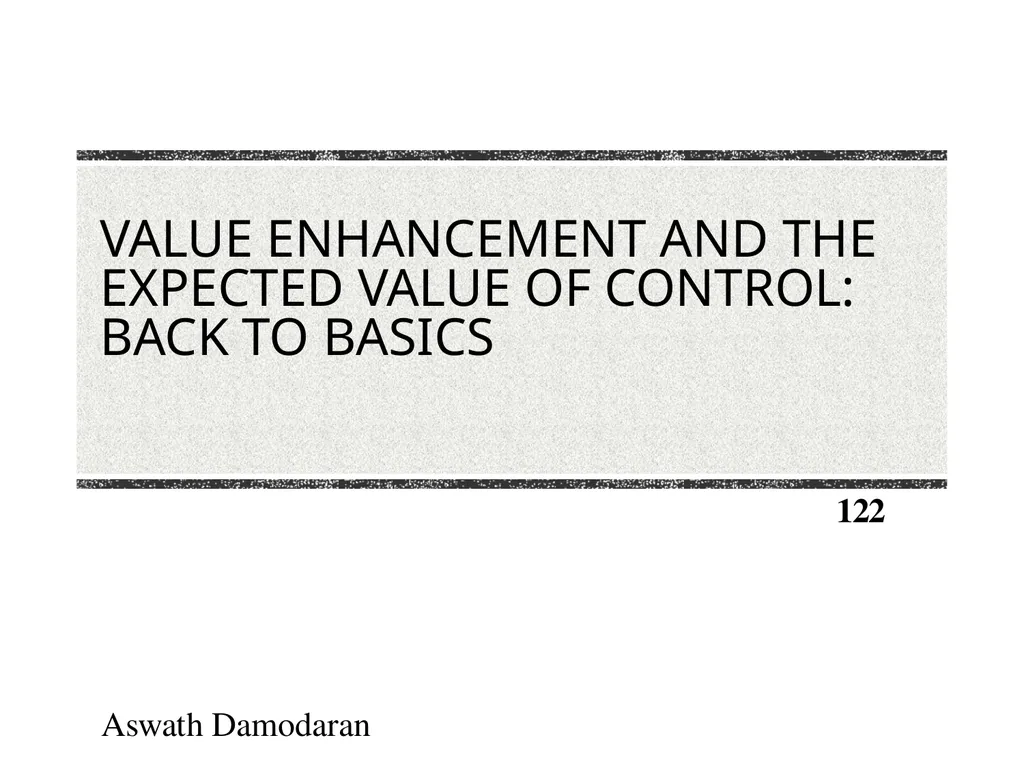 Valuation: Packet 3 Real Options, Acquisition - slide 122 of 159
