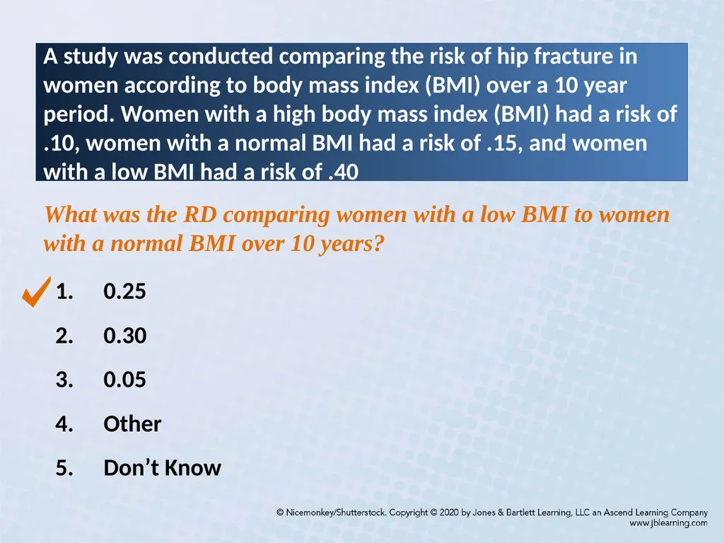 Chapter 3 Comparing Disease Frequencies Our - slide 47 of 60